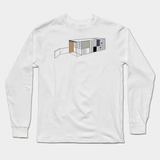 Charles and Ray Eames • Eames House • Los Angeles, California Long Sleeve T-Shirt